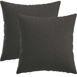  Presvlaka za jastuk 2 pcs HEERLEN Tamnosiva 30 x 30 cm | shoptok.hr