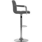vidaXL Barski stoli 2 kosa svetlo sivo blago, (20967402) | Shoptok.si