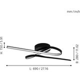 Eglo 99323 - led plafonska svetiljka selvina LED/21W/230V | Eponuda.com
