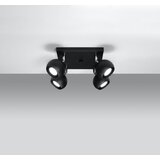 Nice Lamps Črno točkovno svetilo 25x25 cm Ollo – | Shoptok.si