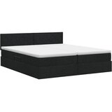  Krevet s od storage s uzglavljem 2 kom. Crna Lažna koža 200 x 200 cm | Shoptok.si