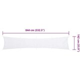  Maskirna mreža z vrečko za shranjevanje 844x142 cm bela | Shoptok.si