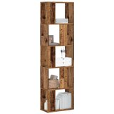 Furnova Knjižna omara 5-nadstropna starinski les 45x23,5x162,5 cm, (21932496) Cene
