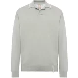 Boggi Milano Sweater majica pastelno zelena / bijela