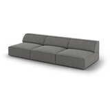 Micadoni Home Siva žametna sedežna garnitura 240 cm Jodie – | Shoptok.si