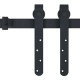vidaXL Mini pribor za klizna vrata ormarića od ugljičnog čelika 122 cm | shoptok.hr