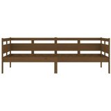  Dnevna postelja medeno rjava trdna borovina 90x200 cm, (20601205) | Shoptok.si