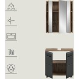MID.YOU KOPALNICA črna, temni hrast | Shoptok.si