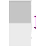 Rolo zavjesa za zamračivanje 64,4 x 120 cm Širina tkanine 60 cm Siva | shoptok.hr