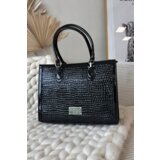 Nobo Lacquered Bag with Embossed Pattern | Shoptok.si