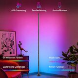 AOUROW 120 cm RGB LED talna svetilka z daljincem in aplikacijo | Shoptok.si