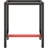 vidaXL Okvir za delovno mizo mat črn in mat rdeč 70x50x79 cm kovinski | Shoptok.si