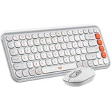 Logitech tipkovnica in miška POP Icon Combo, bela | Shoptok.si