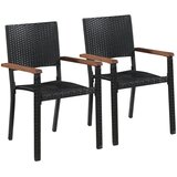  3-dijelni vrtni blagovaonski set crni | Eponuda.ba