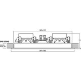 Monacor Hi-fi stenski in stropni zvočnik, 100W, 8 Ω, SPE-252HQ - - Audio-Kondric | Shoptok.si