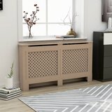 vidaXL pokrov za radijator 152 x 19 x 81 cm mdf | shoptok.hr