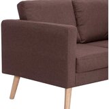  Dvosjed od tkanine smeđi | shoptok.hr