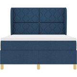  Krevet s opruga kutije s uzglavljem Plava 190 x 140 cm tkanina | shoptok.hr