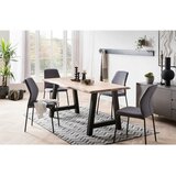 MID.YOU SET STOLOV, tekstil siva | Shoptok.si