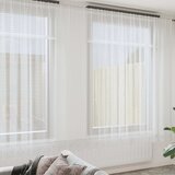  Čipkasta zavjesa sa zavjesama Bijelo 300 x 900 cm Poliester | shoptok.hr
