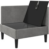 SOFA s pohranom Svjetlosiva Baršun | shoptok.hr