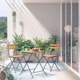  3-dijelni sklopivi bistro set od masivnog bagremovog drva Cijene