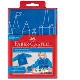  PREGAČA ZA LIKOVNI S RUKAVIMA 43X57 CM FABER-CASTELL 201203 PLAVA BLISTER | Shoptok.si