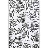  Vanjski tepih ARAKIL bijelo-crni 190 x 290 cm PP Bijela | shoptok.hr