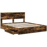  s od storage s ladicama Dimljeni hrast 160 x 200 cm | shoptok.hr
