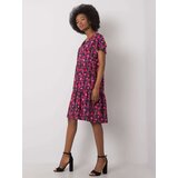 RUE PARIS Dress-WN-SK-842-1.25P-black-pink | ePonuda.com