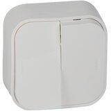 Legrand Serijski zidni prekidač br. 5 FORIX, beli | Eponuda.com