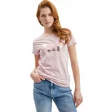 GAP V-SS CLSC TEE Ženska majica, ružičasta, veličina