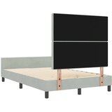  s opruga kutije Svjetlosiva 120 x 200 cm Baršun | shoptok.hr