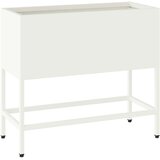  Povišeni Vrtni Planter Bijelo 60 x 26 x 48 cm Čelik | Eponuda.ba