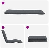  Sklopiva ležaljka za sunčanje antracit boje 175x54x8,5 cm Oxford tkanina | Eponuda.com
