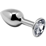 Alive mini metal butt plug anal pleasure white m Cene
