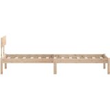  Posteljni okvir iz trdne borovine 100x200 cm, (20643324) | Shoptok.si