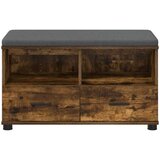  Haldna klop z blazino s predalom Dimljeni oreh 80 x 38 x 46 cm, (5000155621) | Shoptok.si