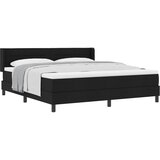  s opruga kutije s uzglavljem Crna 200 x 180 cm tkanina | shoptok.hr