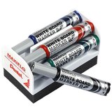 Pentel magnetno držalo in gobica in set markerjev MWL5M-4N whiteboard maxiflo 4/1 Cene