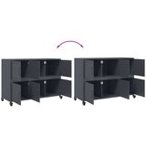  Komoda antracit 100,5x39x72 cm od čelika | shoptok.hr