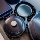Orion Lonac od lijevanog željeza s poklopcem prikladni za indukcijsko kuhalo 5,2 l LITINA SMALT – | shoptok.hr