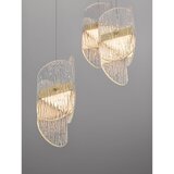 Nova Luce Mjedena metalna LED viseća svjetiljka s mogućnosti zatamnjivanja sa staklenim sjenilom ø 32 cm Lucien – | shoptok.hr