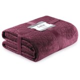 AmeliaHome Tamno ružičasti prošiven prekrivač od samta 170x210 cm Laila – | shoptok.hr