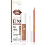Eveline OH! my LIPS Velvet set za ustnice 14 Choco Truffle Cene
