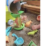 Woopie green set pijeska s kolicima 13 kom. biorazgradiv organski materijal | shoptok.hr