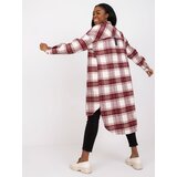 ex moda Shirt-EM-KS-003/04.07-burgundy | Shoptok.si