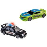 Happy People RC chasing set: Policijski in dirkalni avto | Shoptok.si