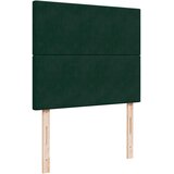 Box spring krevet s madracem tamnozeleni 120x200 cm baršunasti | shoptok.hr
