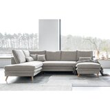 Miuform Bež sklopiva kutna garnitura (s lijevim kutom/u obliku slova "U") Charming Charlie – | shoptok.hr